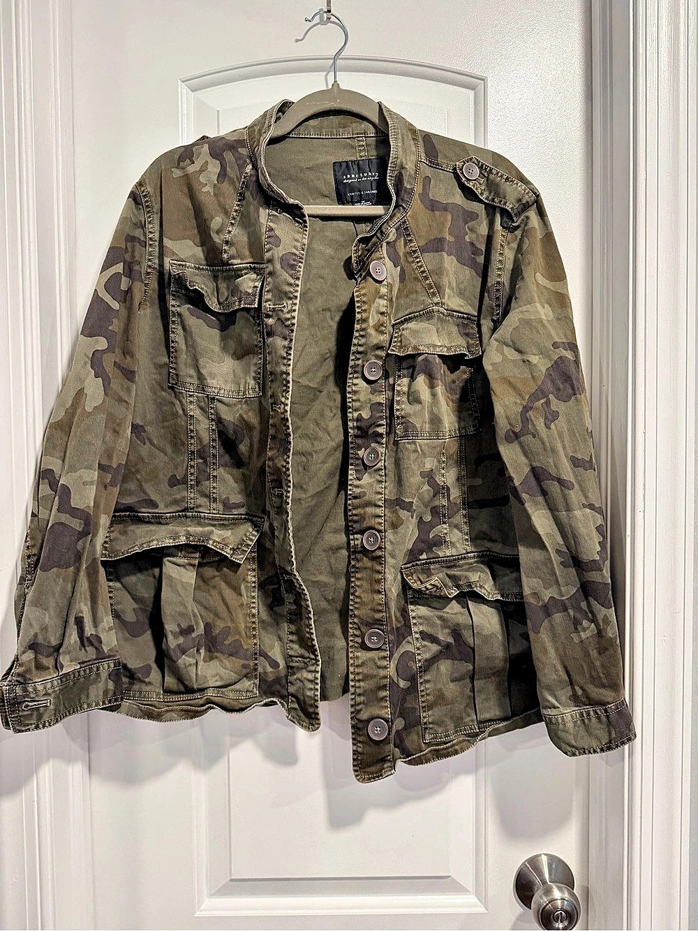 Sanctuary Camo Utility Jacket Size 1X